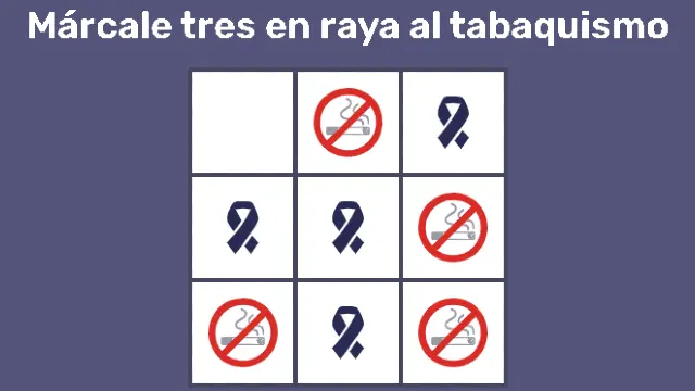 Juego sobre Márcale triqui al Tabaquismo