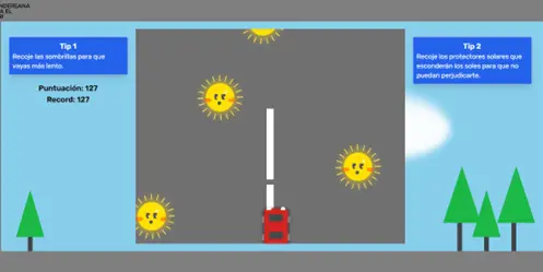 Juego sobre La carrera contra el  sol